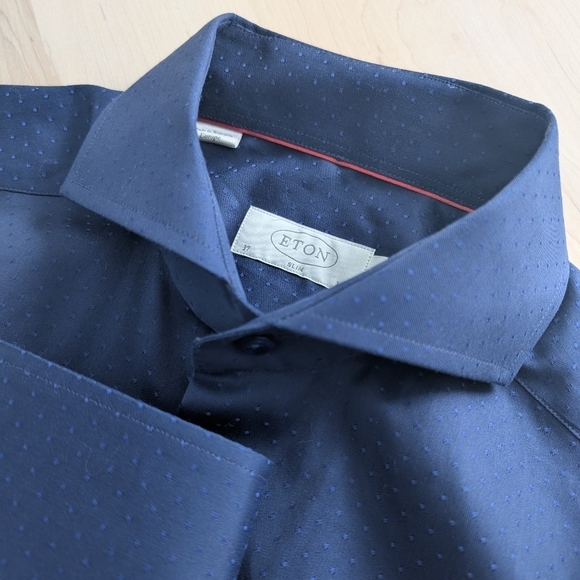 🇸🇪ETON Men's Navy Blue Shirt - Picture 3 of 13
